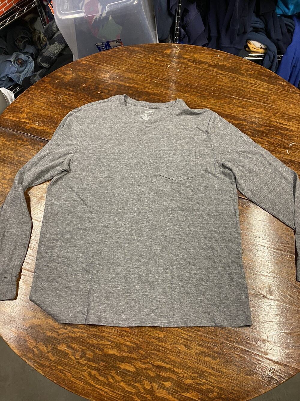 MENS SONOMA Gray LONG SLEEVE SHIRT SIZE XL